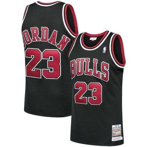 Bulls Michael Jordan 97-98 Black Jersey